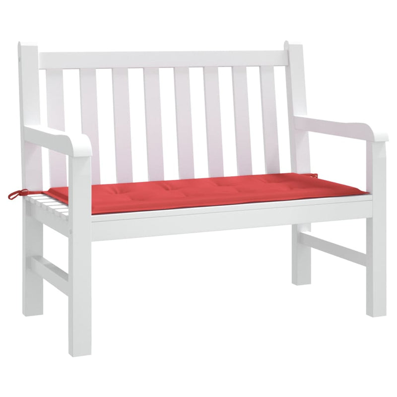 Garden Bench Cushion Red 47.2"x19.7"x1.2" Oxford Fabric