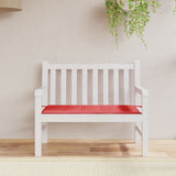 Garden Bench Cushion Red 47.2"x19.7"x1.2" Oxford Fabric