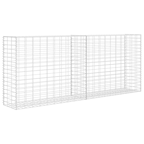 Gabion Basket Galvanized Steel 33.5"x11.8"x78.7"