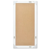 Wall Mirror Baroque Style 47.2"x23.6" White