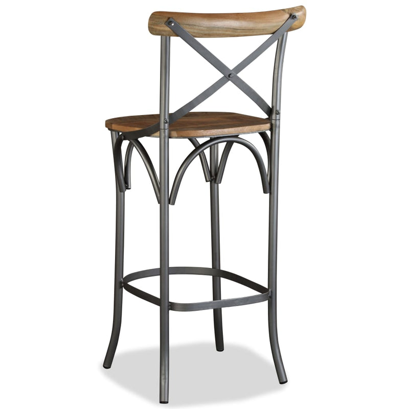 Bar Stool Solid Mango Wood