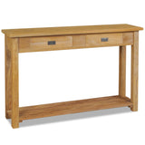 Console Table Solid Teak 47.2"x11.8"x31.5"