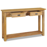 Console Table Solid Teak 47.2"x11.8"x31.5"