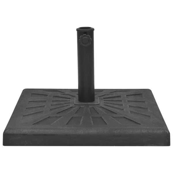 Parasol Base Resin Square Black 41.9 lb