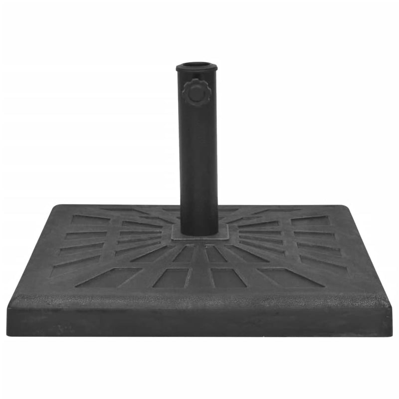 Parasol Base Resin Square Black 41.9 lb