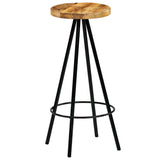 Bar Stools 2 pcs Solid Mango Wood