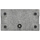 Parasol Base Granite 55.1 lb Rectangular Black