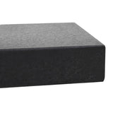 Parasol Base Granite 55.1 lb Rectangular Black