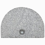 Parasol Base Granite 22 lb Curved Gray