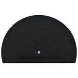 Parasol Base Half Round Polyresin 33.1 lb Black