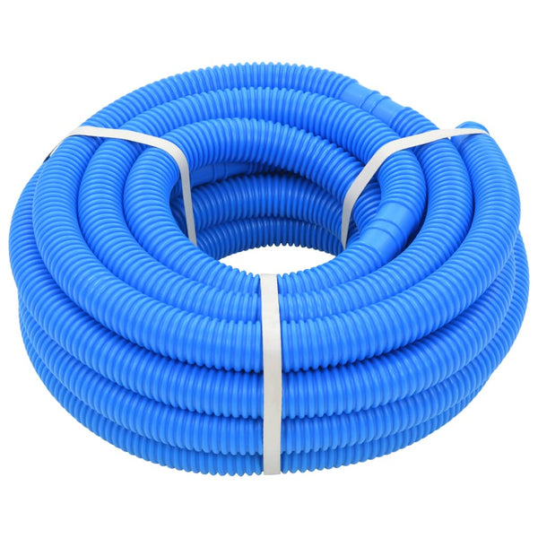 Pool Hose with Clamps Blue 1.5" 39.4'