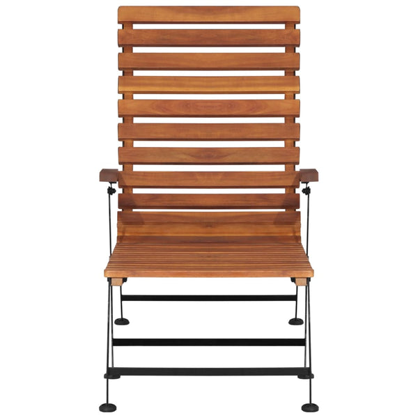 Patio Deck Chair Solid Wood Acacia