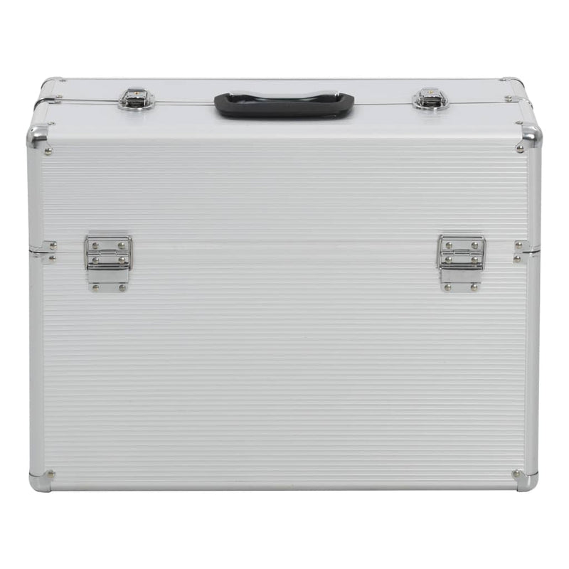 Tool Case 18.5"x14.2"x7.9" Silver Aluminum