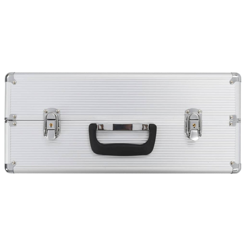 Tool Case 18.5"x14.2"x7.9" Silver Aluminum