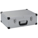 Tool Suitcase 18.1"x13"x6.3" Silver Aluminum