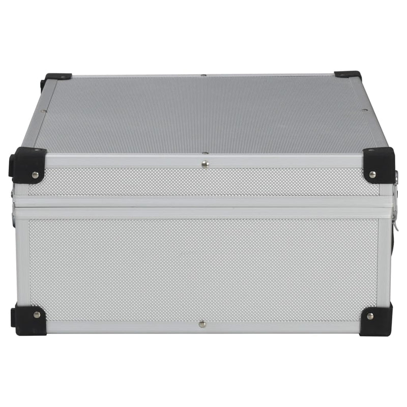 Tool Suitcase 18.1"x13"x6.3" Silver Aluminum