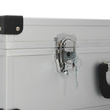 Tool Suitcase 18.1"x13"x6.3" Silver Aluminum