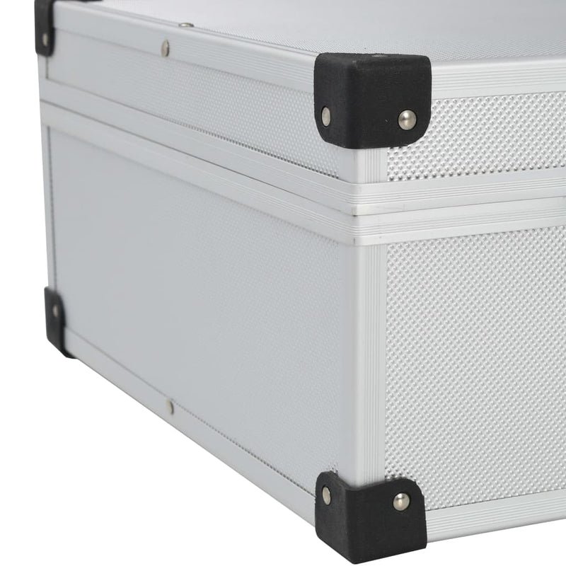 Tool Suitcase 18.1"x13"x6.3" Silver Aluminum