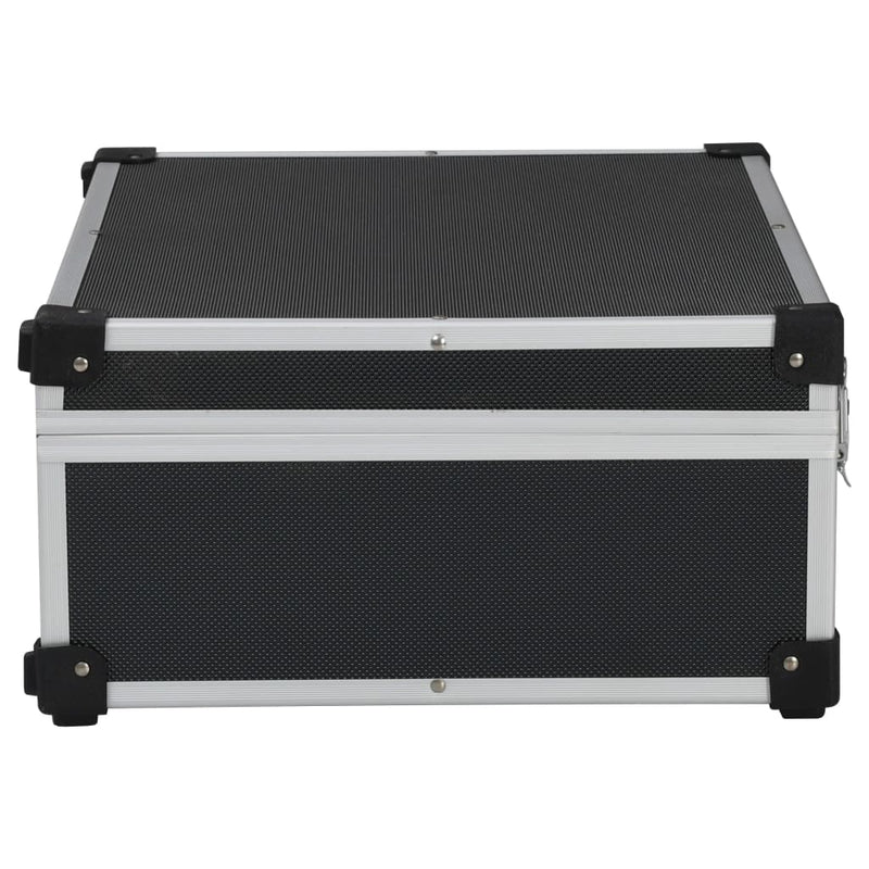 Tool Suitcase 18.1"x13"x6.3" Black Aluminum