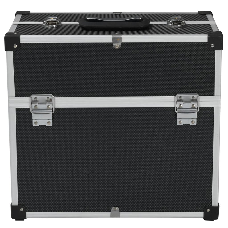 Tool Case 15"x8.9"x13.4" Black Aluminum