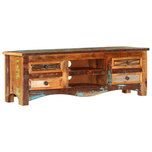 TV Stand 47.2"x11.8"x15.7" Solid Wood Reclaimed