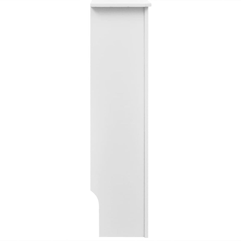 Radiator Covers 2 pcs White MDF 44.1"