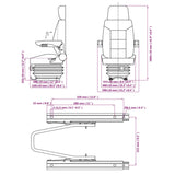 Tractor Seat with Suspension