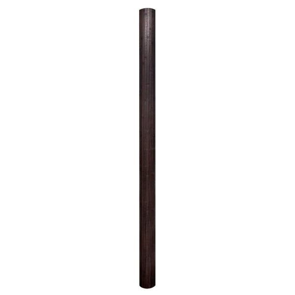 Room Divider Bamboo Dark Brown 98.4"x65"