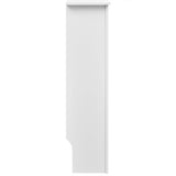 White MDF Radiator Cover Heating Cabinet 59.8"