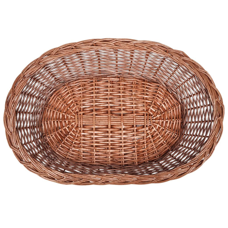 Willow Dog Basket/Pet Bed Natural 19.7"