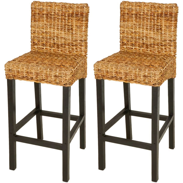 Bar Stools 2 pcs Abaca