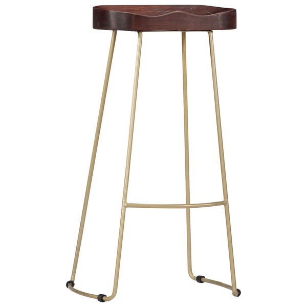 Gavin Bar Stools 2 pcs Solid Mango Wood