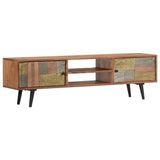 TV Stand 55.1"x11.8"x15.7" Solid Wood Acacia