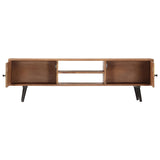 TV Stand 55.1"x11.8"x15.7" Solid Wood Acacia