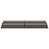 Door Canopy Black 94.5"x29.5" PC