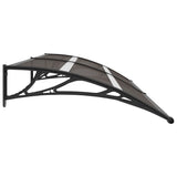 Door Canopy Black 94.5"x29.5" PC