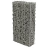 Gabion Wall with Covers Galvanized Steel 19.7"x7.78"x39.4"