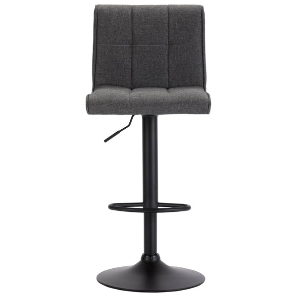 Bar Stool Dark Gray Fabric