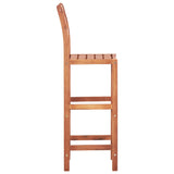 Bar Stools 2 pcs Solid Acacia Wood