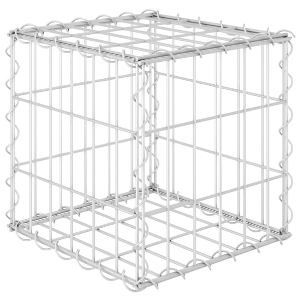 Cube Gabion Raised Bed Steel Wire 11.8"x11.8"x11.8"