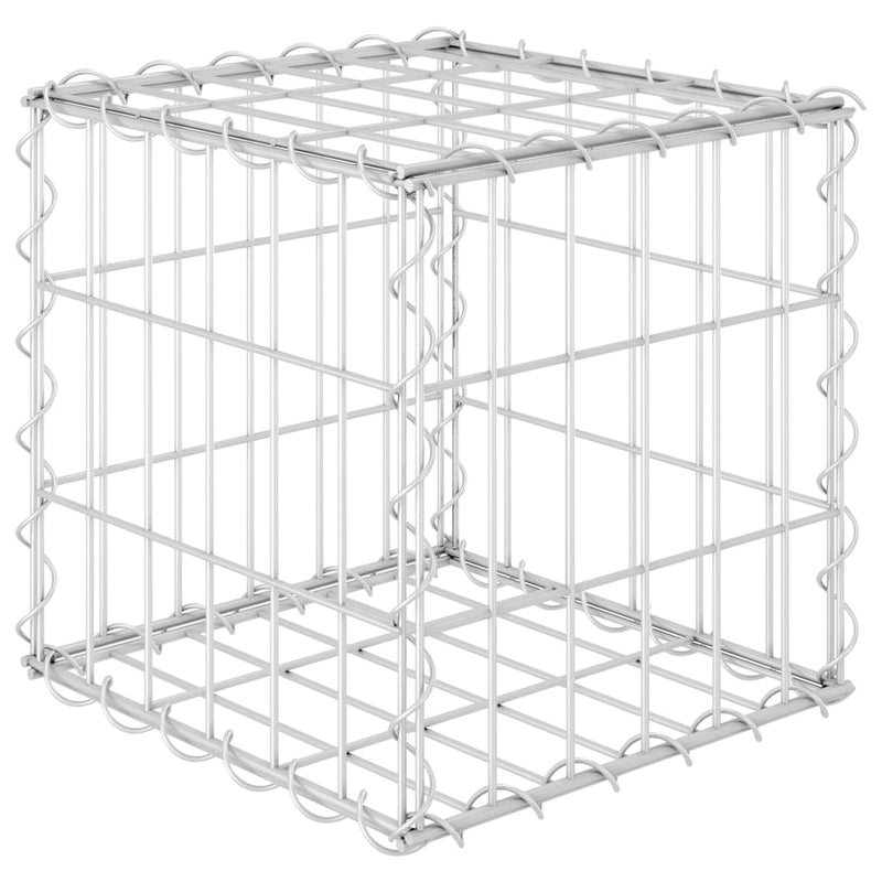 Cube Gabion Raised Bed Steel Wire 11.8"x11.8"x11.8"