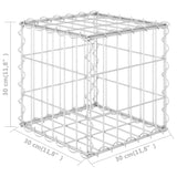 Cube Gabion Raised Bed Steel Wire 11.8"x11.8"x11.8"