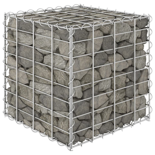 Cube Gabion Raised Bed Steel Wire 15.7"x15.7"x15.7"