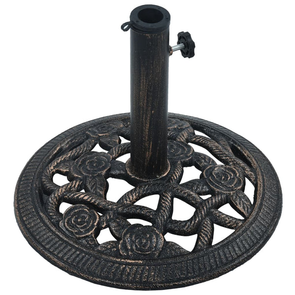 Umbrella Base Bronze 19.8 lb 15.7" Cast Iron