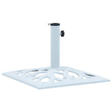 Umbrella Base White 26.5 lbs 19.3" Cast Iron