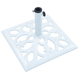 Umbrella Base White 26.5 lbs 19.3" Cast Iron