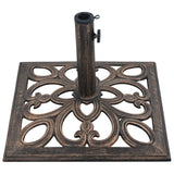 Umbrella Base Bronze 26.5 lbs 19.3" Cast Iron