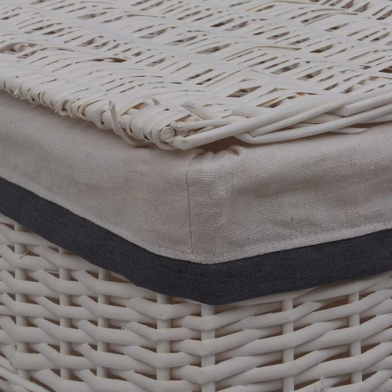 Laundry Basket White Willow