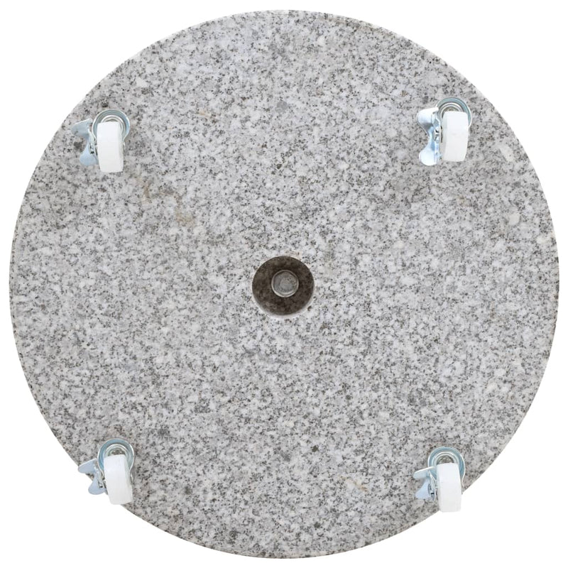 Parasol Base Granite 66.1 lb Round Gray