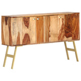 Sideboard 46.5"x11.8"x29.5" Solid Sheesham Wood